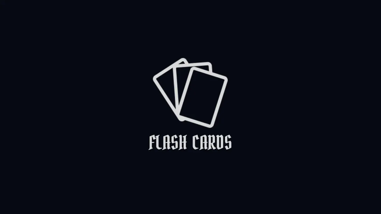 Flash Cards